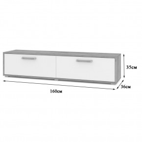 ФЛОРИДА Гостиная (модульная) дуб золотой/графит в Чайковском - chaykovskiy.mebel24.online | фото 6