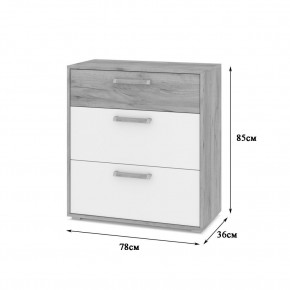 ФЛОРИДА Гостиная (модульная) дуб золотой/графит в Чайковском - chaykovskiy.mebel24.online | фото 9