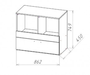 ГЕОМЕТРИЯ ГМТ.08 комод в Чайковском - chaykovskiy.mebel24.online | фото 2