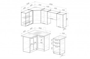 ГЛОРИЯ Кухонный гарнитур Оптима 5 (1200*2000 мм) в Чайковском - chaykovskiy.mebel24.online | фото 2
