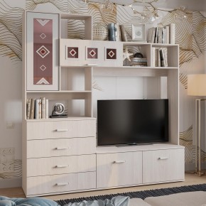 Гостиная Белла (модульная) ясень белый в Чайковском - chaykovskiy.mebel24.online | фото 15