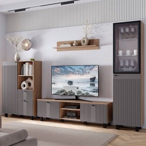 Гостиная Олива (Дуб каньон/MF14 Муссон софт) в Чайковском - chaykovskiy.mebel24.online | фото