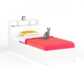 Камелия Кровать 0900, цвет белый, ШхГхВ 93,5х217х78,2 см., сп.м. 900х2000 мм., без матраса, основание есть в Чайковском - chaykovskiy.mebel24.online | фото 2