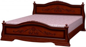 КАРИНА-1 Кровать из массива 1600 (Орех) в Чайковском - chaykovskiy.mebel24.online | фото