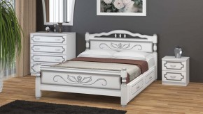 КАРИНА-5 Кровать из массива 900 с 2-мя ящиками в Чайковском - chaykovskiy.mebel24.online | фото 1