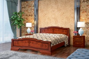 КАРИНА-6 Кровать из массива 1600 (Орех) в Чайковском - chaykovskiy.mebel24.online | фото