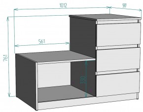 Комод Мальта K207 в Чайковском - chaykovskiy.mebel24.online | фото 2