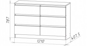 НИЦЦА-7 Комод (НЦ.07) в Чайковском - chaykovskiy.mebel24.online | фото 3