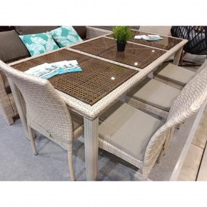 Комплект плетеной мебели T365/Y380C-W85 Latte (8+1) + подушки в Чайковском - chaykovskiy.mebel24.online | фото 2