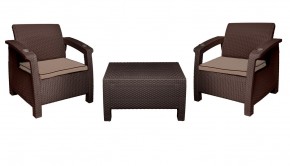 Комплект уличной мебели Yalta Premium Terrace Set (Ялта) шоколадый (+подушки под спину) в Чайковском - chaykovskiy.mebel24.online | фото 8