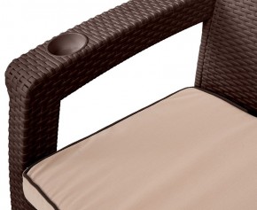 Комплект уличной мебели Yalta Premium Terrace Triple Set (Ялта) шоколадный (+подушки под спину) в Чайковском - chaykovskiy.mebel24.online | фото 4