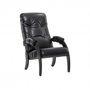 Кресло для отдыха Модель 61 Венге, к/з Vegas Lite Black в Чайковском - chaykovskiy.mebel24.online | фото
