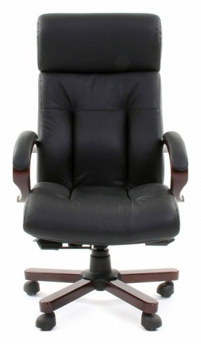 Кресло для руководителя Chairman 421 черный/орех темный, черный в Чайковском - chaykovskiy.mebel24.online | фото 2