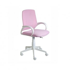Кресло Ирис White сетка/ткань розовая в Чайковском - chaykovskiy.mebel24.online | фото