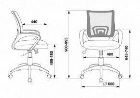 Кресло компьютерное CH-695N/R/TW-11 в Чайковском - chaykovskiy.mebel24.online | фото 12