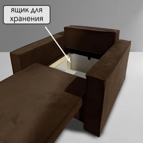 Кресло-кровать Принц КК1-ВК (велюр коричневый) в Чайковском - chaykovskiy.mebel24.online | фото 6
