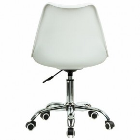 Кресло стул BRABIX "Eames MG-310 CH", хром, пластик белый, ткань серая, 532924 в Чайковском - chaykovskiy.mebel24.online | фото 4