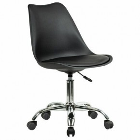 Кресло стул BRABIX "Eames MG-310 CH", хром, пластик черный, экокожа черная, 532925 в Чайковском - chaykovskiy.mebel24.online | фото 2