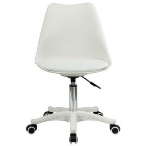 Кресло стул BRABIX "Eames MG-310 PL", пластик белый, экокожа белая, 532926 в Чайковском - chaykovskiy.mebel24.online | фото 1