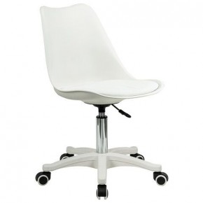 Кресло стул BRABIX "Eames MG-310 PL", пластик белый, экокожа белая, 532926 в Чайковском - chaykovskiy.mebel24.online | фото 2