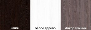 Кровать-чердак Пионер 1 (800*1900) Ирис/Белое дерево, Анкор темный, Венге в Чайковском - chaykovskiy.mebel24.online | фото 2