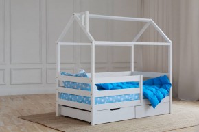 Кровать-домик 80*160 Белый в Чайковском - chaykovskiy.mebel24.online | фото 4