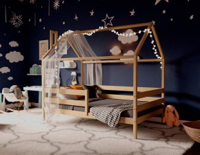 Кровать-домик 80*160 без покраски в Чайковском - chaykovskiy.mebel24.online | фото 2
