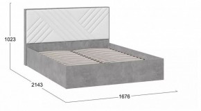 Кровать двуспальная Хилтон в Чайковском - chaykovskiy.mebel24.online | фото 3