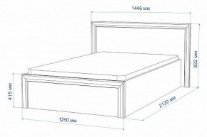 Кровать полутораспальная Нобиле Кр-120 в Чайковском - chaykovskiy.mebel24.online | фото 3