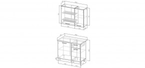 Кухонный гарнитур Белый Глянец 1000 (Стол. 38мм) в Чайковском - chaykovskiy.mebel24.online | фото 3