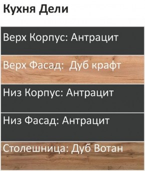 Кухонный гарнитур Дели 2800 (Стол. 26мм) в Чайковском - chaykovskiy.mebel24.online | фото 3