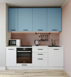 Кухонный гарнитур Капри 2200 h950 (Стол. 38мм) в Чайковском - chaykovskiy.mebel24.online | фото