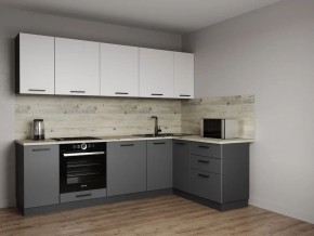 Кухонный гарнитур Меренга 2600*1600 (Стол. 26мм) в Чайковском - chaykovskiy.mebel24.online | фото 1