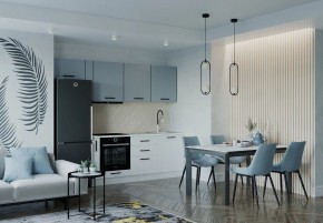 Кухонный гарнитур Ниагара 2550 (Стол. 38мм) в Чайковском - chaykovskiy.mebel24.online | фото