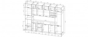 Кухонный гарнитур Санторини 3400 (Стол. 38мм) в Чайковском - chaykovskiy.mebel24.online | фото 2