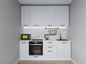 Кухонный гарнитур Смоки 2200 h950 (Стол. 38 мм) в Чайковском - chaykovskiy.mebel24.online | фото