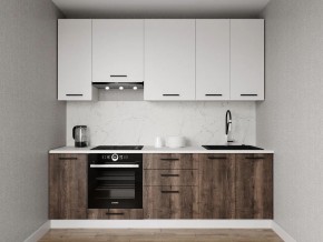 Кухонный гарнитур Старое Дерево 2400 h950 (Стол. 26мм) в Чайковском - chaykovskiy.mebel24.online | фото
