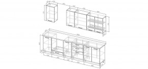 Кухонный гарнитур Старое Дерево 2800 (Стол. 38мм) в Чайковском - chaykovskiy.mebel24.online | фото 2