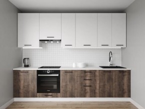 Кухонный гарнитур Старое Дерево 3000 h950 (Стол. 38мм) в Чайковском - chaykovskiy.mebel24.online | фото