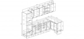 Кухонный гарнитур Старое Дерево 3200*1400 (Стол. 38мм) в Чайковском - chaykovskiy.mebel24.online | фото 2