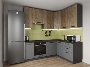 Кухонный гарнитур Умбра 2200*1600 h950 (Стол. 26мм) в Чайковском - chaykovskiy.mebel24.online | фото