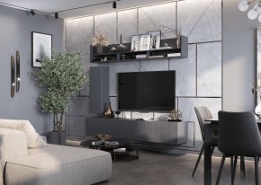 КВИНТА Гостиная 2000 (темно серый) в Чайковском - chaykovskiy.mebel24.online | фото 1