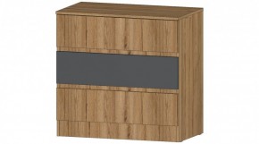 ЛЕНОРА Комод 3 ящика (графит) в Чайковском - chaykovskiy.mebel24.online | фото