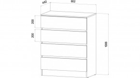 ЛЕНОРА Спальный гарнитур (модульный) графит в Чайковском - chaykovskiy.mebel24.online | фото 3