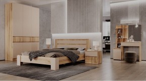 ЛЕНОРА Спальный гарнитур (модульный) кашемир в Чайковском - chaykovskiy.mebel24.online | фото