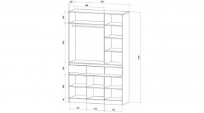 ЛЕНОРА Спальный гарнитур (модульный) кашемир в Чайковском - chaykovskiy.mebel24.online | фото 9