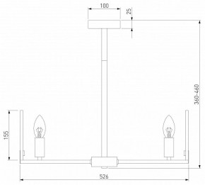 Люстра на штанге Eurosvet Marble 60158/5 латунь в Чайковском - chaykovskiy.mebel24.online | фото 3