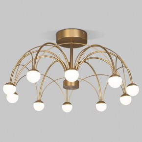 Люстра на штанге Eurosvet Ragno 90031/10 LED золото в Чайковском - chaykovskiy.mebel24.online | фото