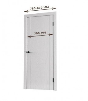 Межкомнатная дверь Bolivar Каньон браун (комплект) 700 в Чайковском - chaykovskiy.mebel24.online | фото