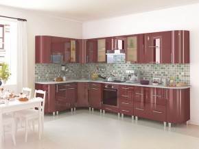 Модульная кухня Танго бордо в Чайковском - chaykovskiy.mebel24.online | фото 4